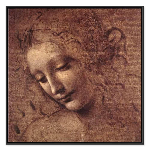 Quadro - Leonardo da Vinci – Head of a Young Woman (Leda)