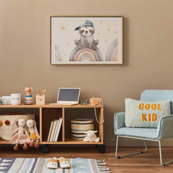 Poster - Little Animal Among Stars and Rainbows