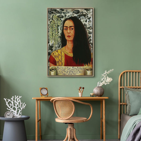 Quadro - Frida Kahlo – Self-Portrait with Loose Hair