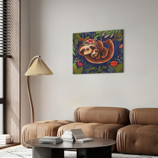 Quadro fai da te - Friendly Sloths