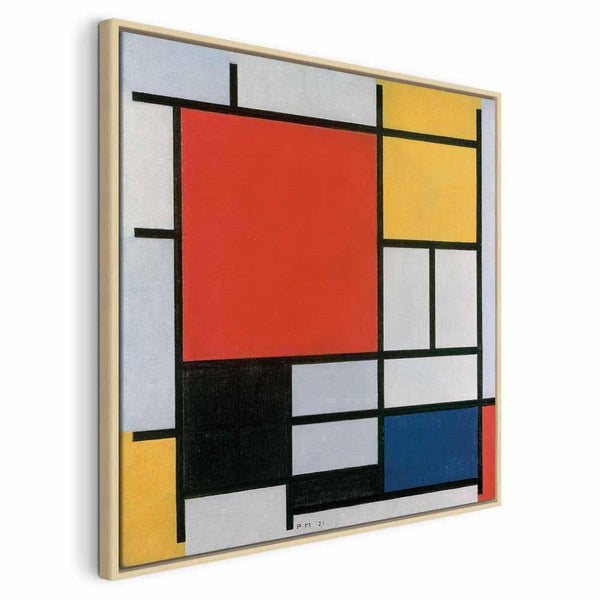 Quadro - Piet Mondrian – Composition with red, yellow blue and black