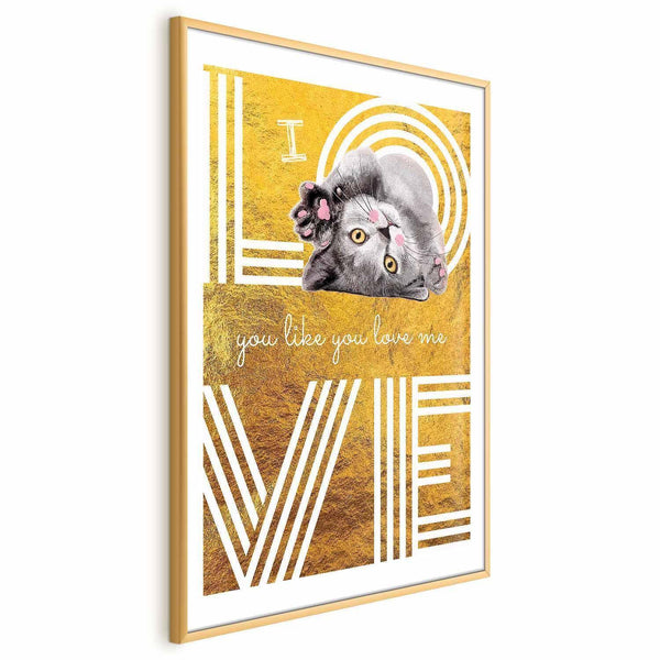 Poster - I Love You Like You Love Me