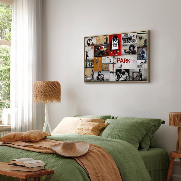Quadro - Banksy - collage