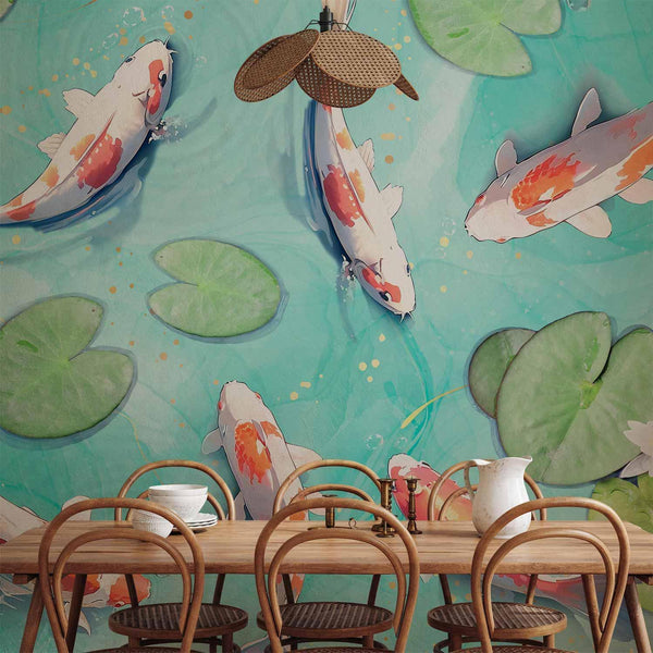 Carta da parati - Pond in Japan