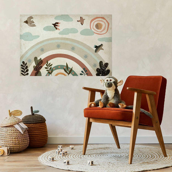 Poster - Rainbow and Birds