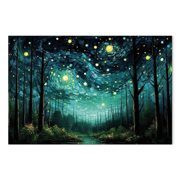 Quadro - Starry night - a contemporary version of Van Gogh's night sky