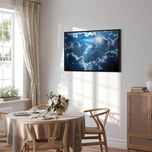 Quadro - Animated Scenery: The Sun Battling with Clouds