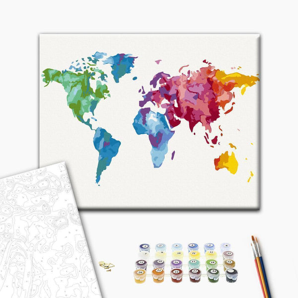 Quadro fai da te - Colours of the World
