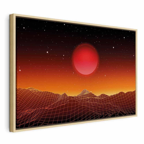Quadro - Futuristic landscape (1 Part) Wide