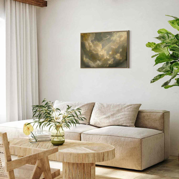 Quadro - Enchanting Play of Colors Against a Backdrop of Clouds