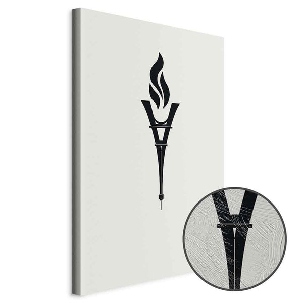 Quadro - Torch Shaped Like an Inverted Eiffel Tower