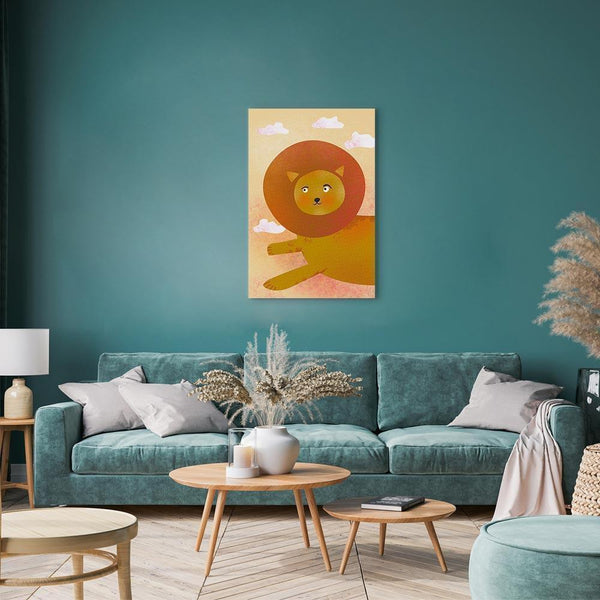 Quadro - Lion's Fun (1 Part) Vertical