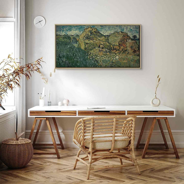 Quadro - Vincent Van Gogh – Field with Wheat Stacks