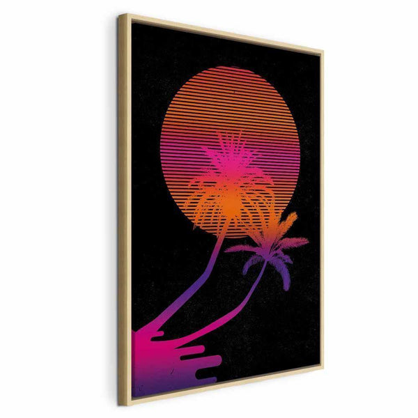 Quadro - Palm at Sunrise (1 Part) Vertical