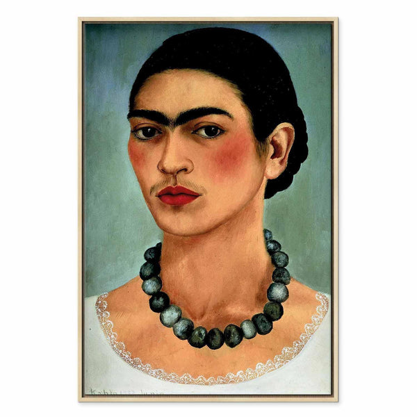 Quadro - Frida Kahlo – Self-Portrait with Beaded Necklace