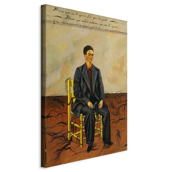 Quadro - Frida Kahlo – Self-Portrait with Cropped Hair