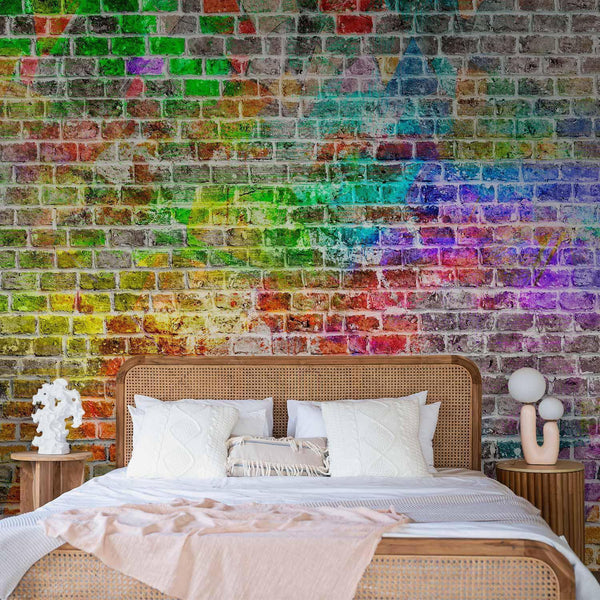 Carta da parati - Rainbow Wall