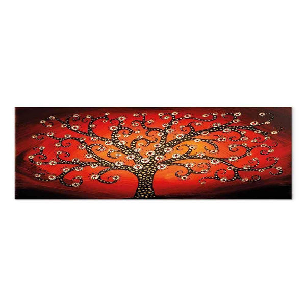 Quadro - Fiery Tree (1 Part) Narrow