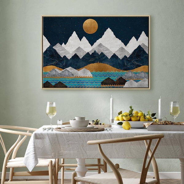 Quadro - Night in the Mountains (1 Part) Wide