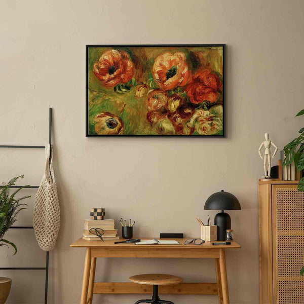 Quadro - Pierre-Auguste Renoir – Les Anémones