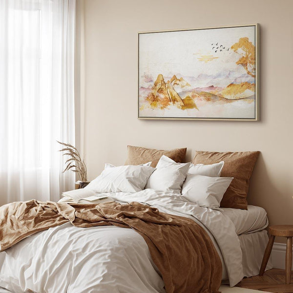 Quadro - Golden Mountains (1 Part) Wide