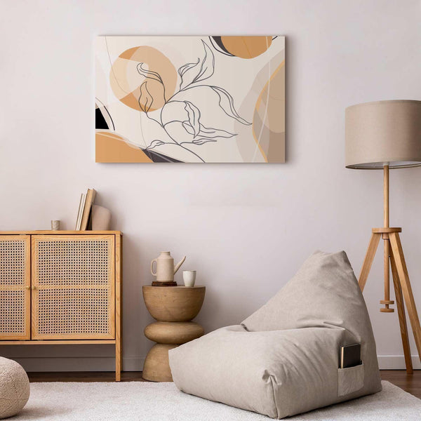 Quadro - Landscape with a leaf