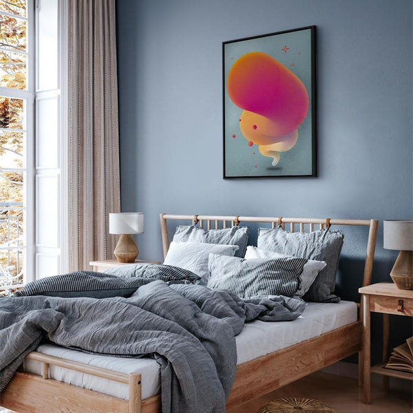 Quadro - Pink Streak (1 Part) Vertical