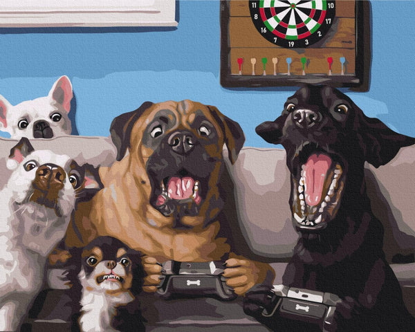 Quadro fai da te - Doggy players