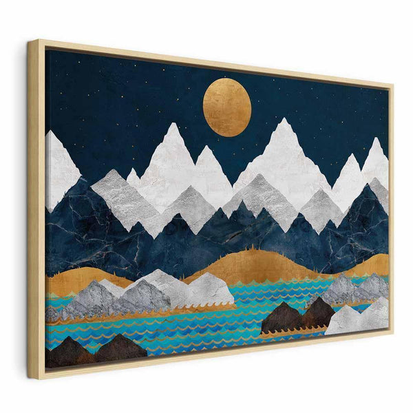 Quadro - Night in the Mountains (1 Part) Wide