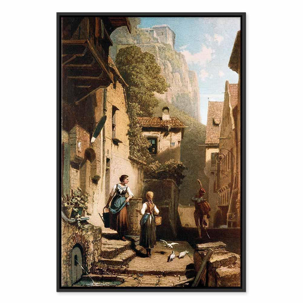 Quadro - Carl Spitzweg – Im Dachstübchen