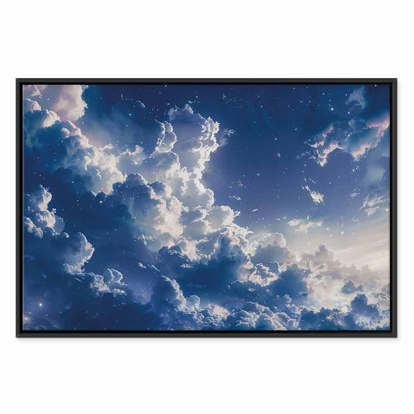 Quadro - Starry Clouds and Delicate Light Over a Corner of the Sky