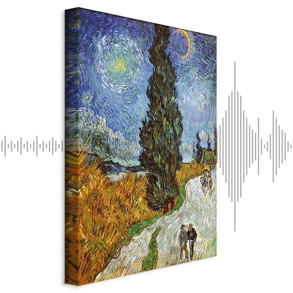 Quadro - Vincent van Gogh – Road with Cypress and Star