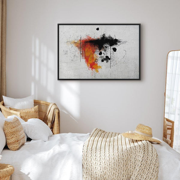 Quadro - Expression of Red (1 Part) Wide