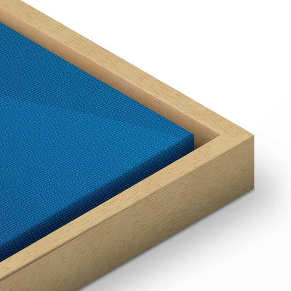 Quadro - In the Shadow of Classic Blue (1-part) - Golden Circle in Abstraction