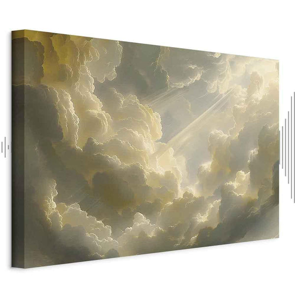 Quadro - Enchanting Play of Colors Against a Backdrop of Clouds
