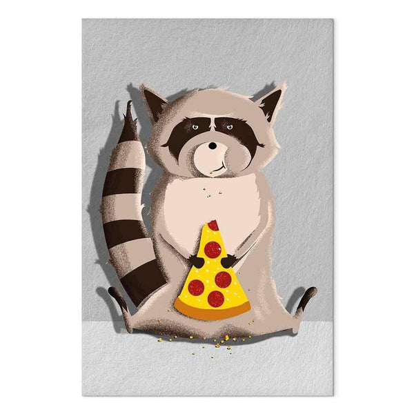 Quadro - Gourmand Raccoon (1 Part) Vertical