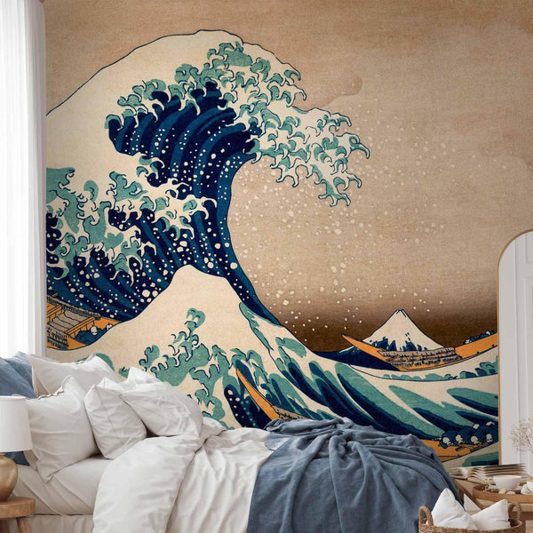 Carta da parati - Hokusai: The Great Wave off Kanagawa (Reproduction)