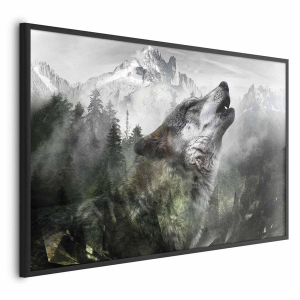Poster - Howling Wolf