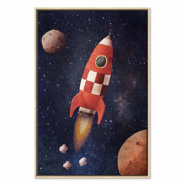Quadro - Into the Unknown by Rocket (1 Part) Vertical