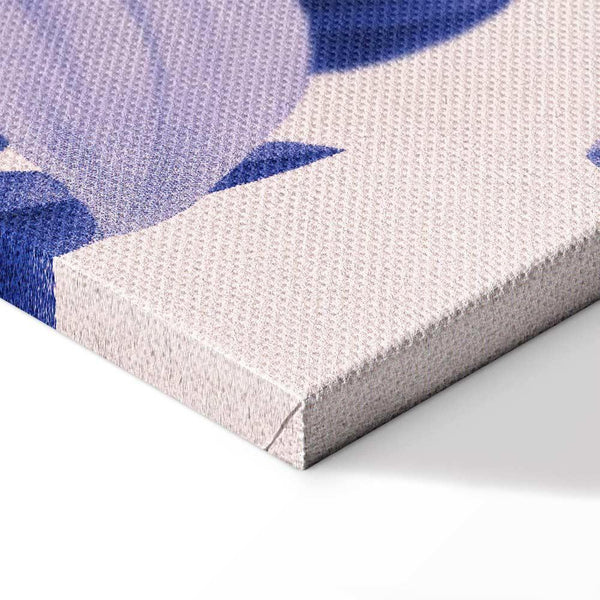 Quadro - Beauty in the Eyes - Inspirational Quote with Pink Bust and Flowers