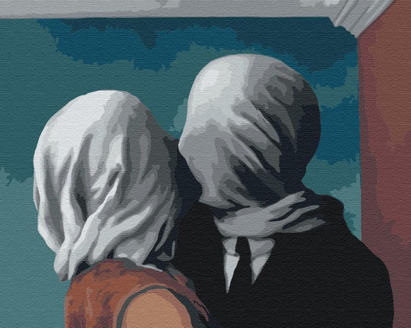 Quadro fai da te - Anonymous kiss