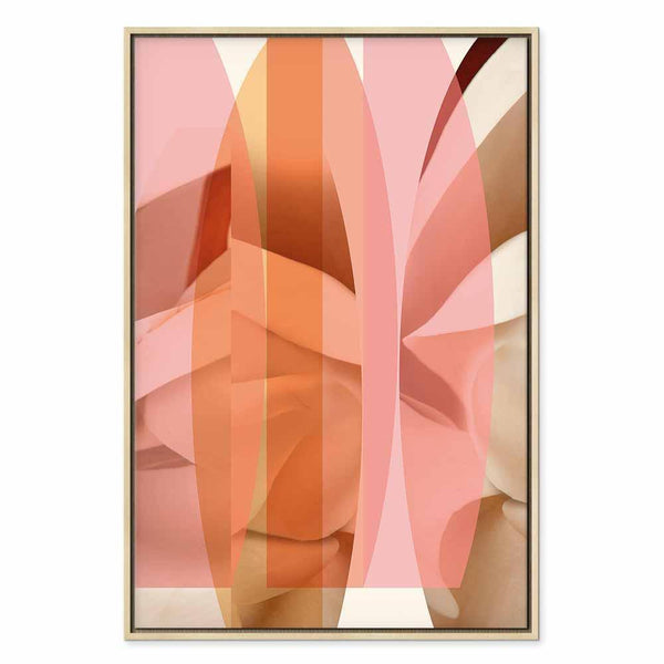 Quadro - Floral Kaleidoscope (1 Part) Vertical