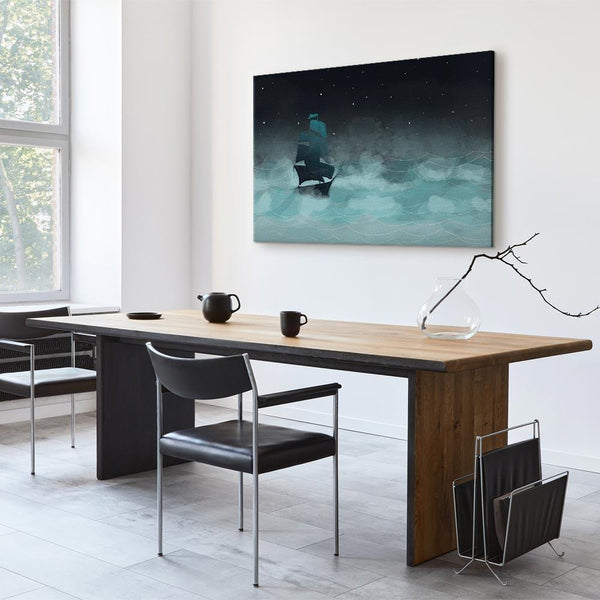 Quadro - Night Waves (1 Part) Wide - Second Variant