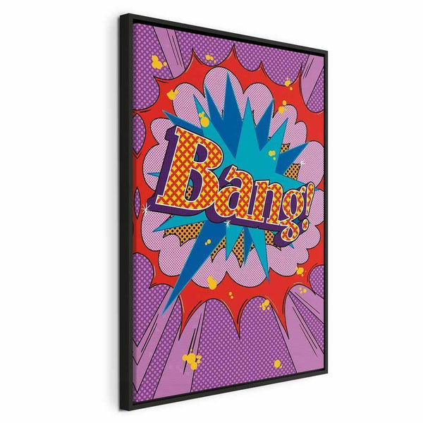 Quadro - Comic Street Art (1-part) - Colorful Text on Vibrant Background