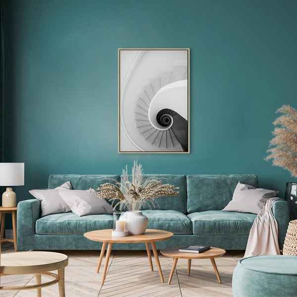 Quadro - White Stairs (1 Part) Vertical