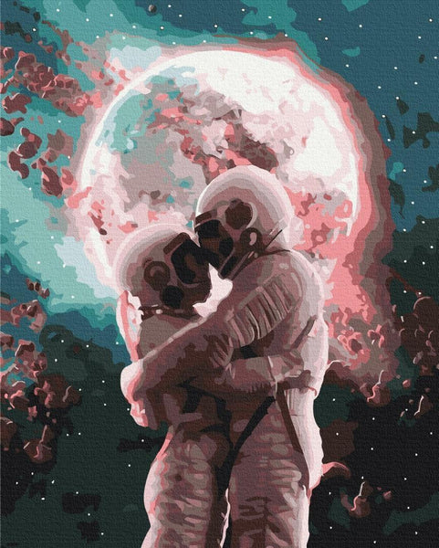 Quadro fai da te - To the moon and back