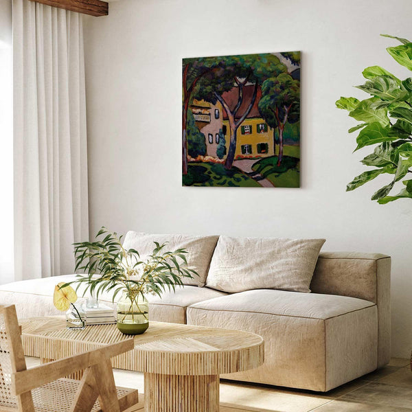 Quadro - August Macke – Staudacherhaus in Tegernsee