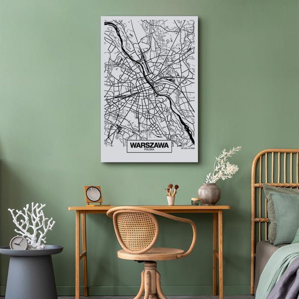 Quadro - City Plan: Warszawa (1 Part) Vertical