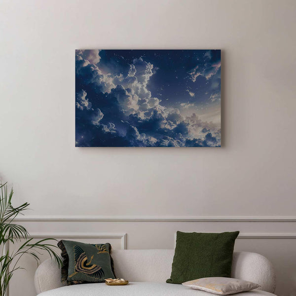 Quadro - Starry Clouds and Delicate Light Over a Corner of the Sky