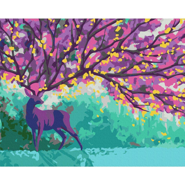 Quadro fai da te - Purple Deer